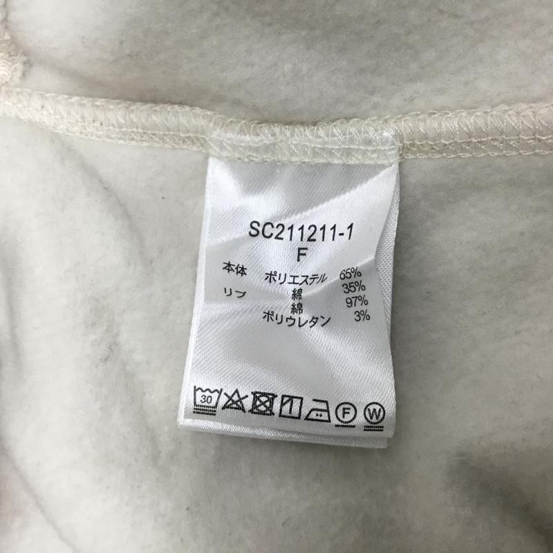 スタディオクリップ studio CLIP パーカー 長袖 FREE 無地 オフホワイト / オフホワイト / レディース USED 古着 中古 10162424