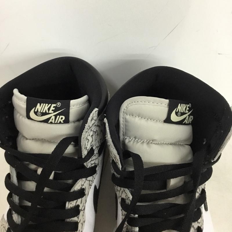 ナイキ NIKE スニーカー スニーカー DZ5485-052 AIR JORDAN 1 RETRO HIGH OG 28.5cm 箱有 28.5cm ロゴ、文字 白 / ホワイト / white X 黒 / ブラック / black X 灰 / グレー / gray メンズ USED 古着 中古 10162483