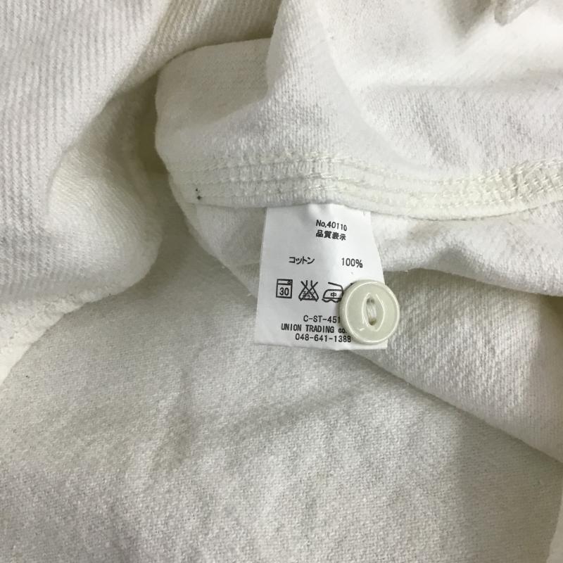 ヒューストン HOUSTON シャツ、ブラウス 長袖 長袖シャツ 無地シャツ カラーシャツ L 無地 アイボリー / アイボリー / メンズ USED 古着 中古 10162585