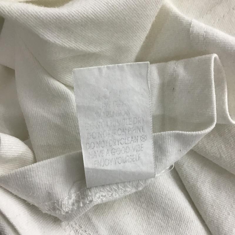 ステューシー STUSSY Tシャツ 半袖 半袖カットソー プリントTシャツ クルーネックカットソー M ロゴ、文字 白 / ホワイト / white メンズ USED 古着 中古 10162673