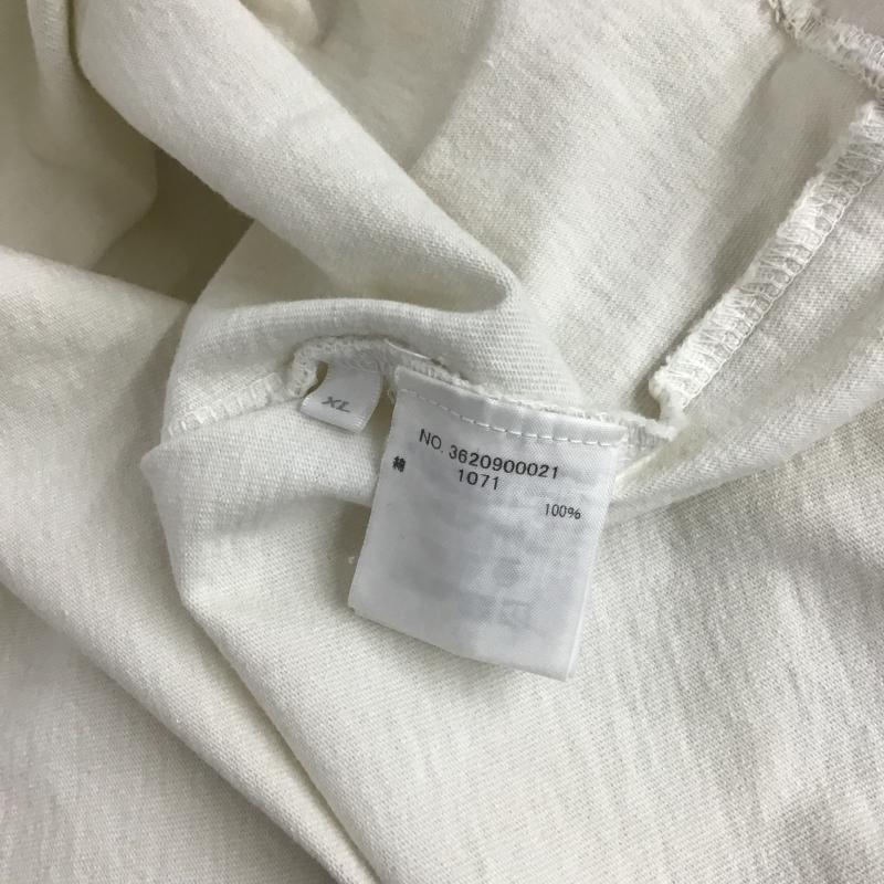 ロンハーマン Ron Herman Tシャツ 半袖 3620900021 半袖カットソー プリントTシャツ クルーネックカットソー XL ダメージ加工 アイボリー / アイボリー / メンズ USED 古着 中古 10162740