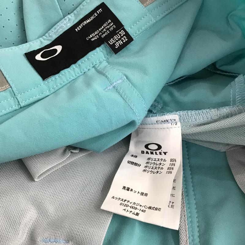 オークリー OAKLEY ボトムス ボトムス FOA400776 スカル ストレッチパンツ ゴルフウェア 無地 水色 / ライトブルー / メンズ USED 古着 中古 10162746