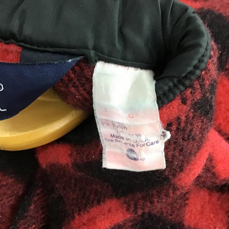 ウールリッチ WOOLRICH シャツ、ブラウス 長袖 長袖シャツ チェックシャツ カラーシャツ チェック 黒 / ブラック / black X 赤 / レッド / red メンズ USED 古着 中古 10162755