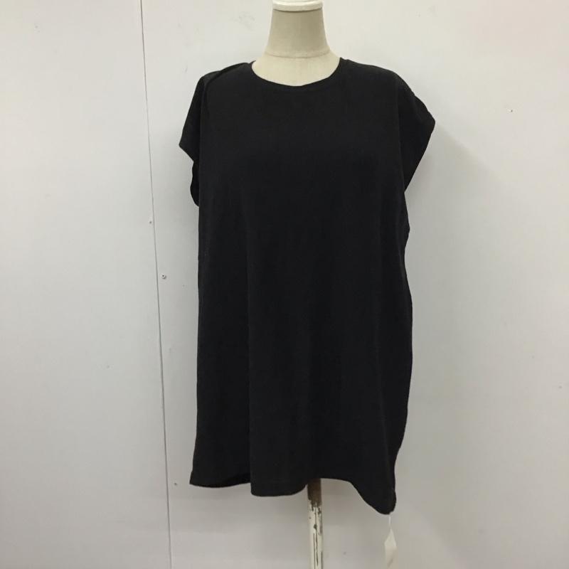 ローリーズファーム LOWRYS FARM カットソー 半袖 FREE 無地 黒 / ブラック / レディース USED 古着 中古 10121419
