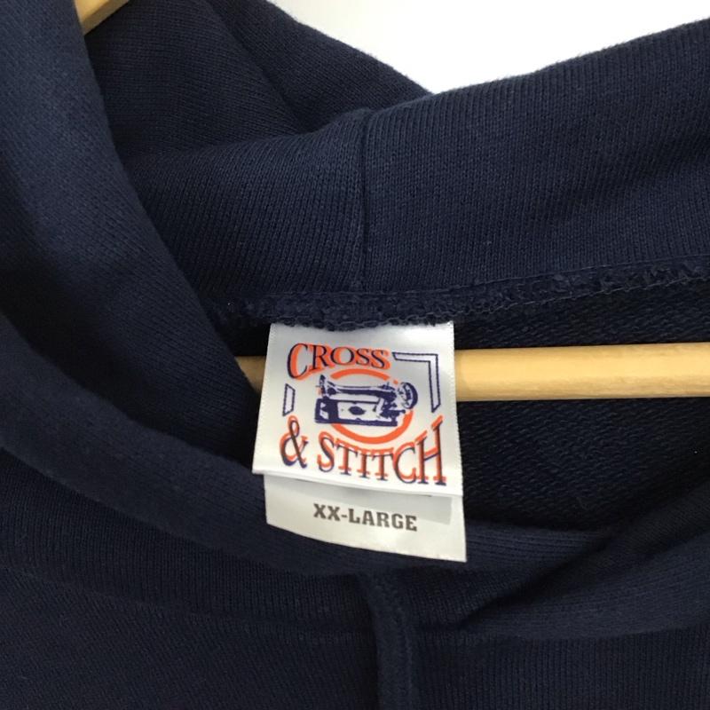 古着 USED パーカー 長袖 XXL 無地 紺 / ネイビー / メンズ USED 古着 中古 10134878