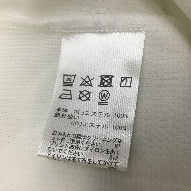 パラディーゾ PARADISO ポロシャツ 長袖 NSL39F ゴルフウェア コスメリリース タグ付き ハーフジップ M ロゴ、文字 白 / ホワイト / X 黄 / イエロー / レディース USED 古着 中古 10135712