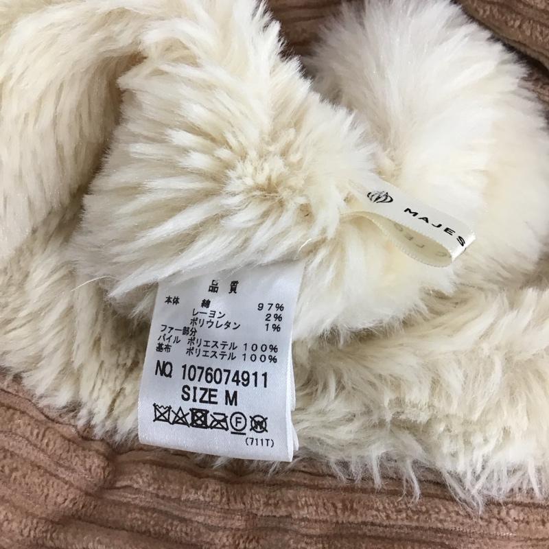 マジェスティックレゴン MAJESTIC LEGON ジャケット、上着 ジャケット、ブレザー 1076074911 コーデュロイ ファージャケット M 無地 桃 / ピンク / レディース USED 古着 中古 10122122