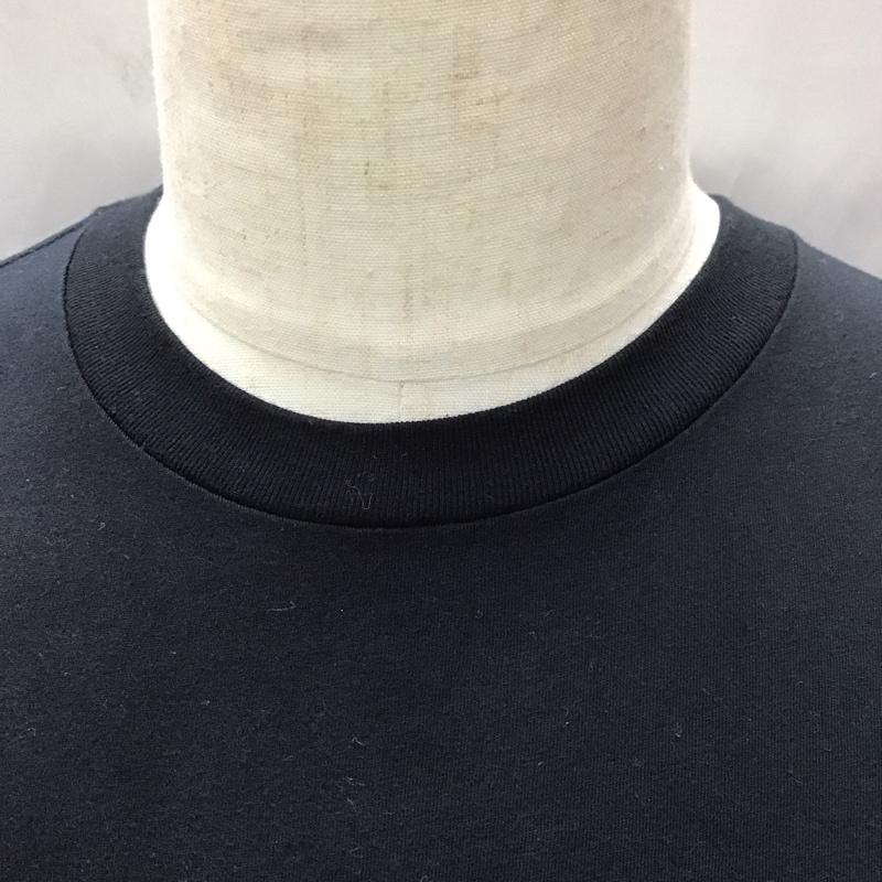 ヒューマンメード HUMAN MADE Tシャツ 半袖 半袖カットソー プリントTシャツ クルーネックカットソー M 無地 紺 / ネイビー /  メンズ USED 古着 中古 10113182