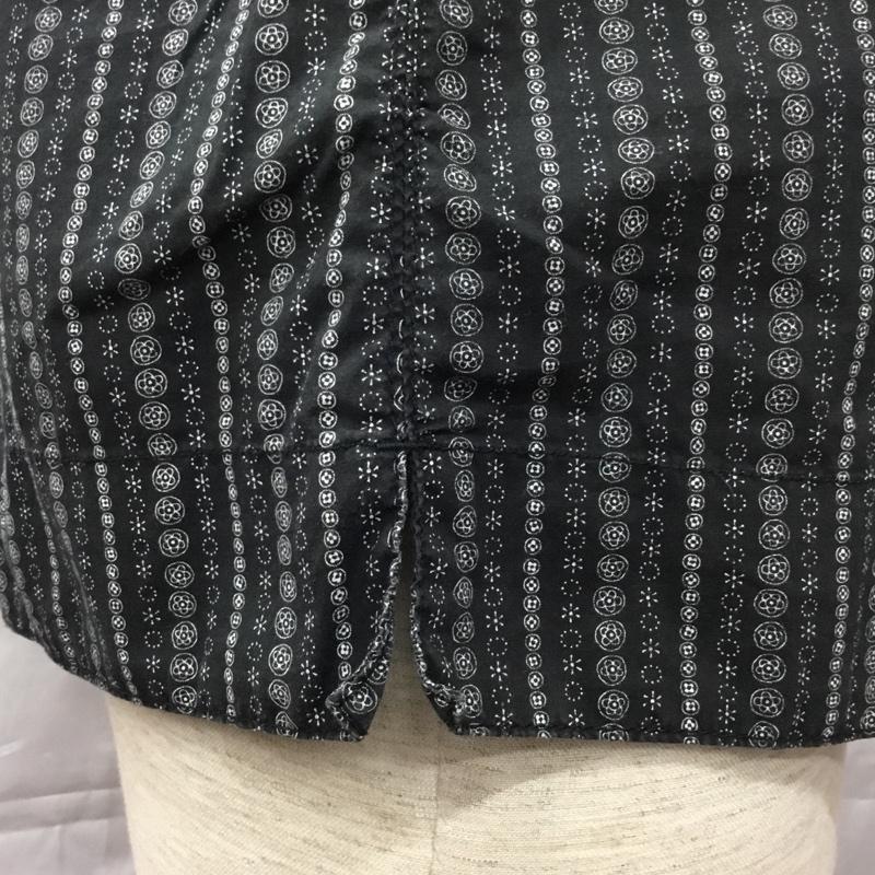 カルヴァン クライン ジーンズ Calvin Klein Jeans シャツ、ブラウス 半袖 半袖シャツ カラーシャツ 半袖カットソー 柄シャツ M ロゴ、文字 黒 / ブラック /  メンズ USED 古着 中古 10108724