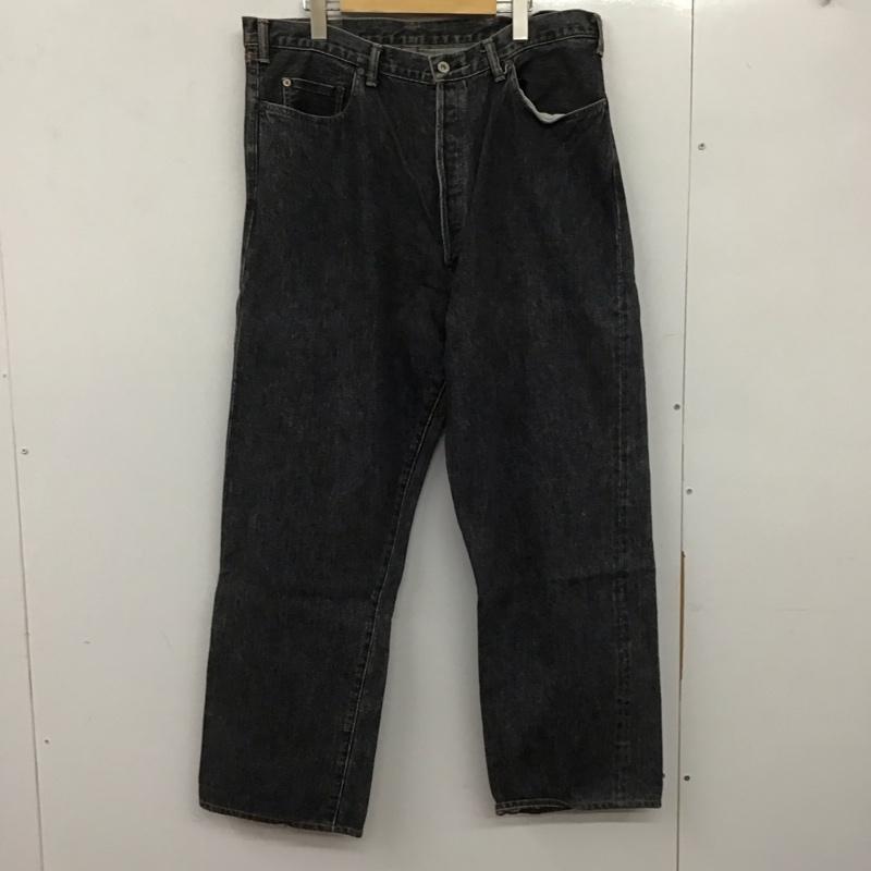 テンダーロイン TENDERLOIN パンツ デニム、ジーンズ デニムパンツ ワイドパンツ カジュアルパンツ 36 無地 黒 / ブラック / メンズ USED 古着 中古 10139778