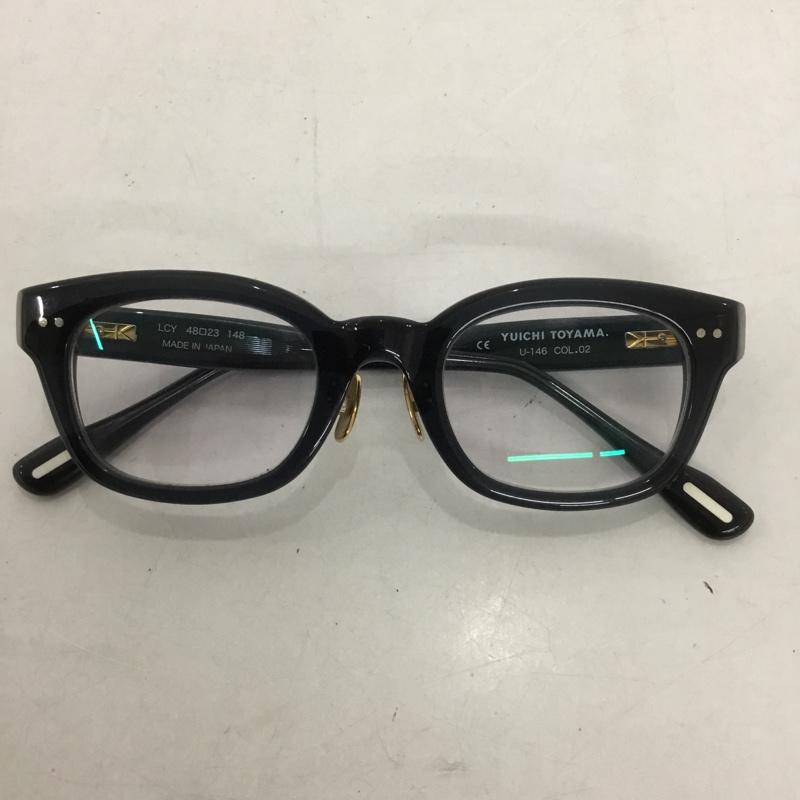 古着 USED めがね・サングラス めがね YUICHI TOYAMA U-146 無地 黒 / ブラック / メンズ USED 古着 中古 10133931
