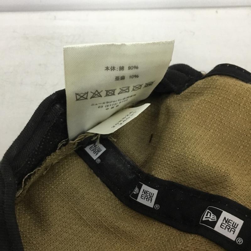 エク バイ ニュー エラ EK BY NEW ERA 帽子 キャップ フィッシャーマン キャップ ワンポイント ベージュ / ベージュ / メンズ USED 古着 中古 10151055