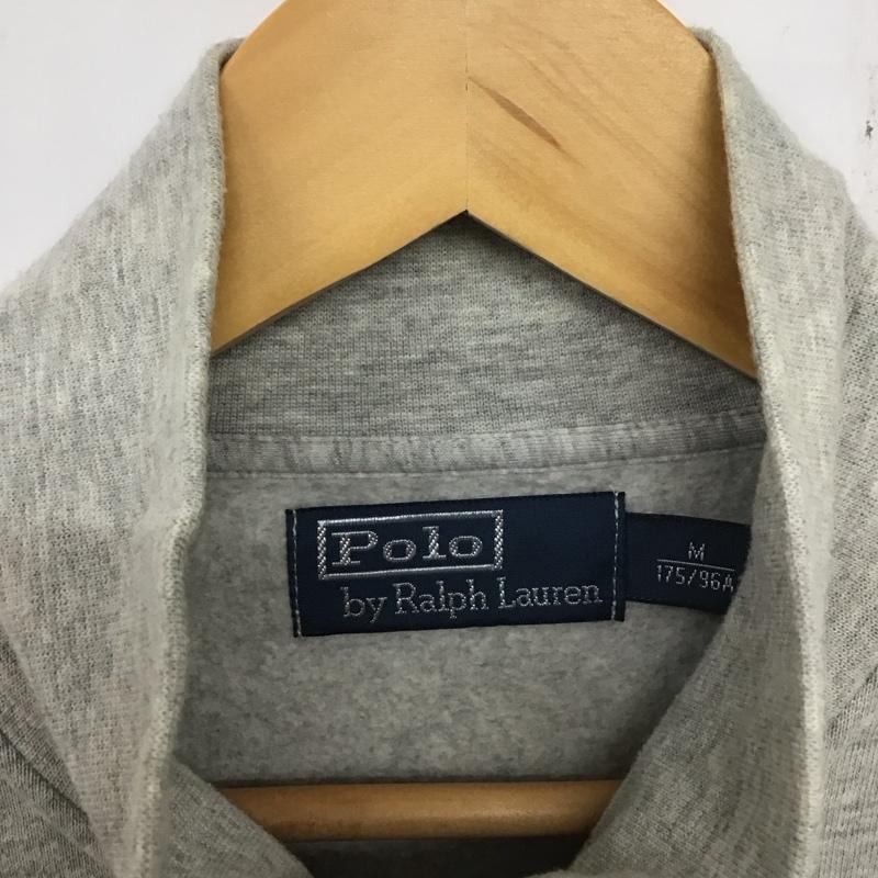 ポロバイラルフローレン Polo by RALPH LAUREN トレーナー 長袖 スウェット ジップ M 無地 灰 / グレー / メンズ USED 古着 中古 10134514