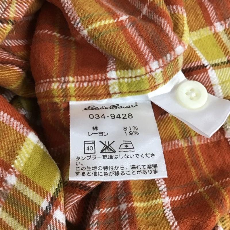 エディーバウアー Eddie Bauer シャツ、ブラウス 長袖 長袖シャツ カラーシャツ ポケットシャツ 長袖カットソー チェックシャツ S チェック マルチカラー / マルチカラー /  メンズ USED 古着 中古 10112840