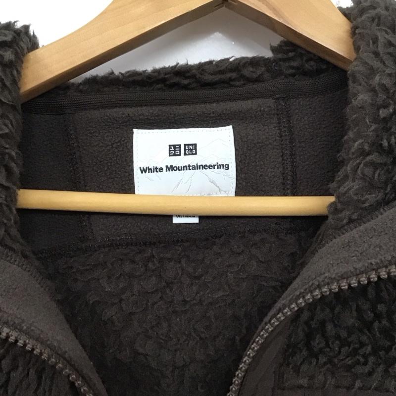 ユニクロ UNIQLO ジャケット、上着 ジャケット、ブレザー 341-463350 ジャケットパーカー フリースジャケット アウター M 無地 茶 / ブラウン / メンズ USED 古着 中古 10139055