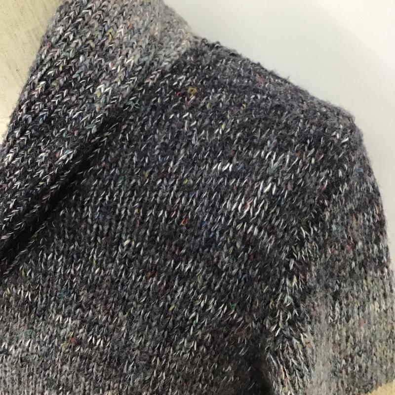 ビームス BEAMS カーディガン 長袖 長袖ニットカットソー ニットカーディガン カラーニットカーディガン M プリント マルチカラー / マルチカラー / メンズ USED 古着 中古 10108045