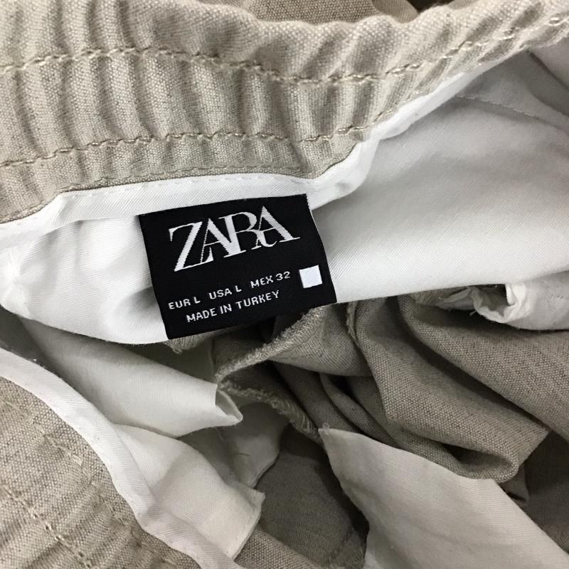 ザラ ZARA ボトムス ボトムス 0706 445 809 ジョガーパンツ イージーパンツ L 無地 グレージュ / グレージュ / メンズ USED 古着 中古 10109540
