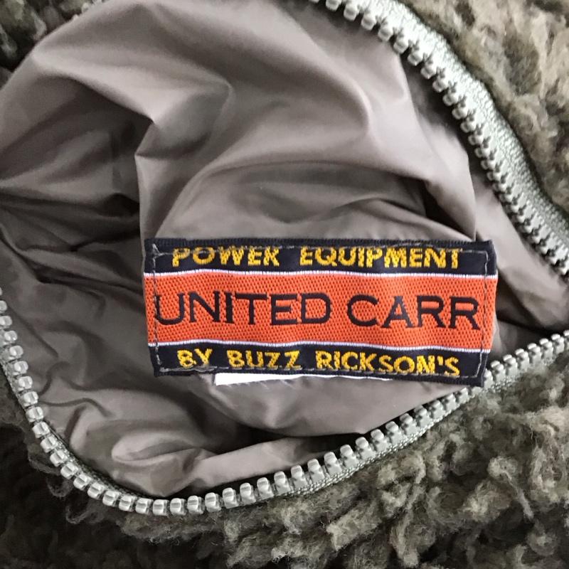バズリクソンズ Buzz Rickson s ジャケット、上着 ジャンパー、ブルゾン boa-a-2220-62-n JACKETCOLDWEATHER BOA-2A フリースジャケット ジップアップジャケット M 無地 カーキ / カーキ / メンズ USED 古着 中古 10106792