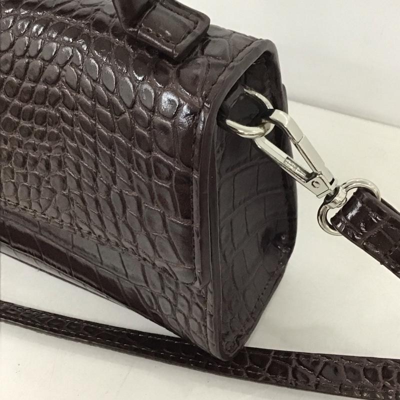ザラ ZARA ショルダーバッグ ショルダーバッグ ミニバッグ アニマル柄 ダークブラウン / ダークブラウン / レディース USED 古着 中古 10135274