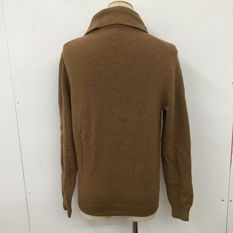 ブルックスブラザーズ BROOKS BROTHERS ニット、セーター 長袖 ウール ショールカラー S 無地 キャメル / キャメル / メンズ USED 古着 中古 10111241