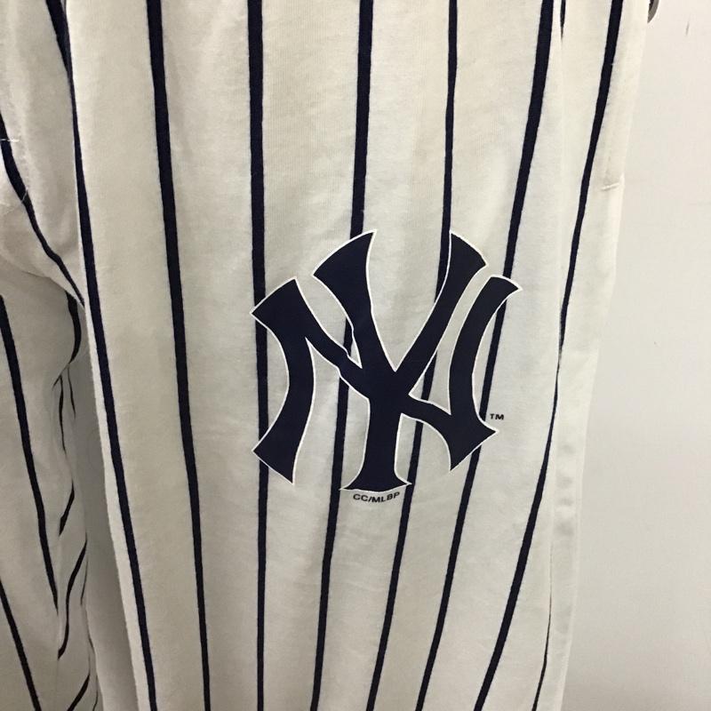 古着 USED ボトムス ボトムス スポーツウェア カジュアルパンツ ユニフォーム ワイドパンツ S ストライプ 白 / ホワイト / X 紺 / ネイビー / メンズ USED 古着 中古 10105835