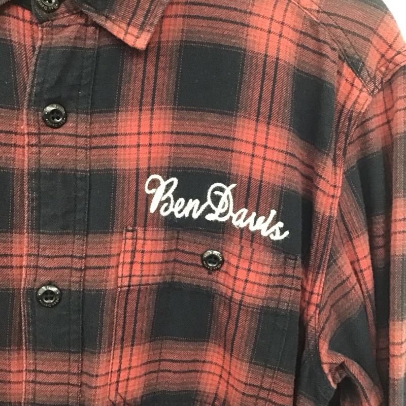 ベンデイビス BEN DAVIS シャツ、ブラウス 長袖 長袖シャツ チェックシャツ カラーシャツ L チェック マルチカラー / マルチカラー / メンズ USED 古着 中古 10138718