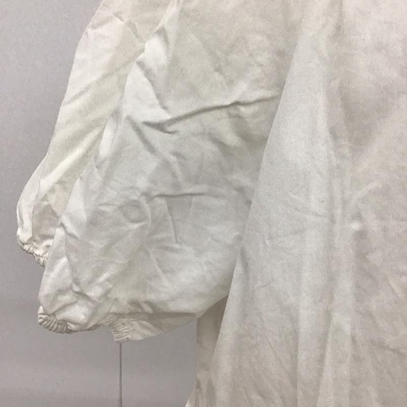 ザラ ZARA シャツ、ブラウス 半袖 S 無地 白 / ホワイト / レディース USED 古着 中古 10111603