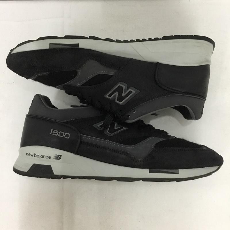 ニューバランス New Balance スニーカー スニーカー M1500DJ MADE IN UK 1500 40th Harris Tweed USA9 US:9 ロゴ、文字 黒 / ブラック / メンズ USED 古着 中古 10136686