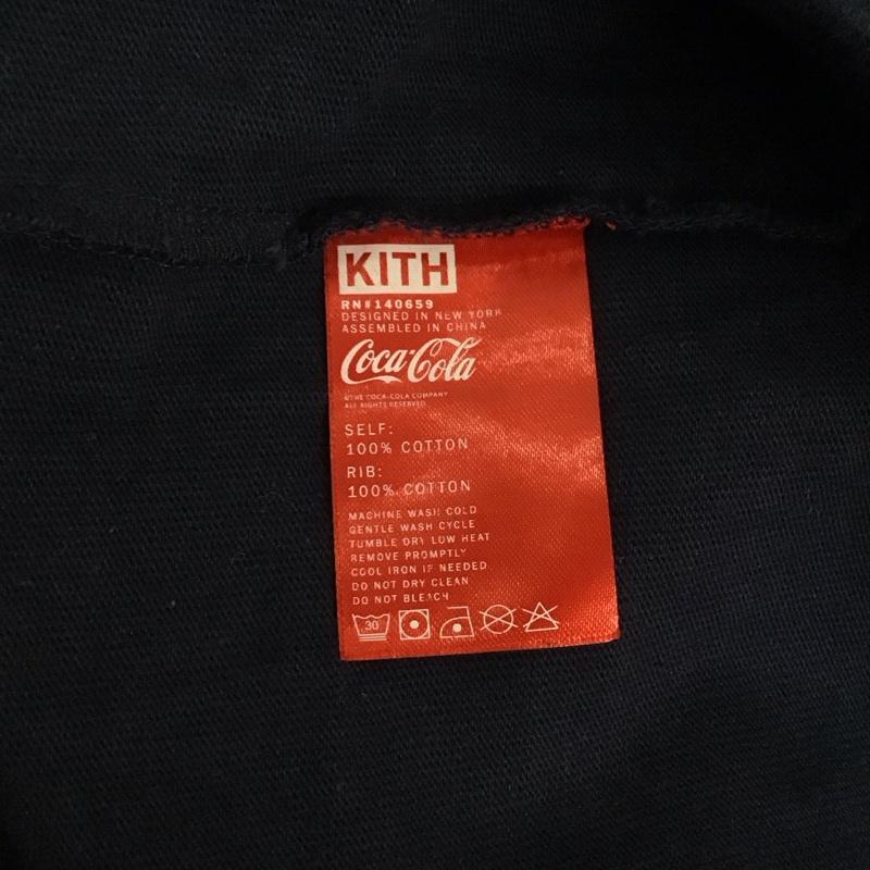 キス KITH Tシャツ 半袖 半袖カットソー プリントTシャツ クルーネックカットソー XS ロゴ、文字 紺 / ネイビー / メンズ USED 古着 中古 10112086