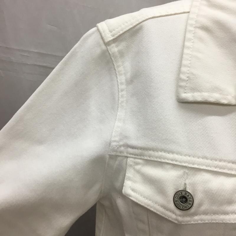 エディーバウアー Eddie Bauer ジャケット、上着 ジャケット、ブレザー コットン M 無地 白 / ホワイト / レディース USED 古着 中古 10112892