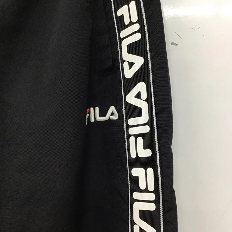 フィラ FILA パンツ ワークパンツ、ペインターパンツ ワイドパンツ カジュアルパンツ ワークパンツ スポーツウェア M ロゴ、文字 黒 / ブラック / メンズ USED 古着 中古 10137977