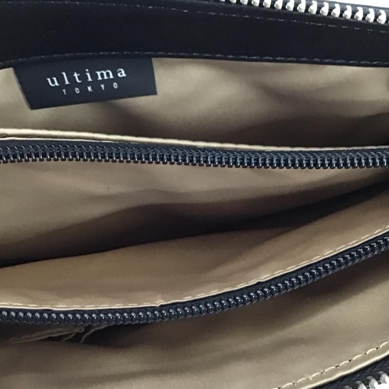 ウルティマ トーキョー ultima TOKYO ショルダーバッグ ショルダーバッグ 7775201 牛革 タグ付き 無地 黒 / ブラック / メンズ USED 古着 中古 10123184