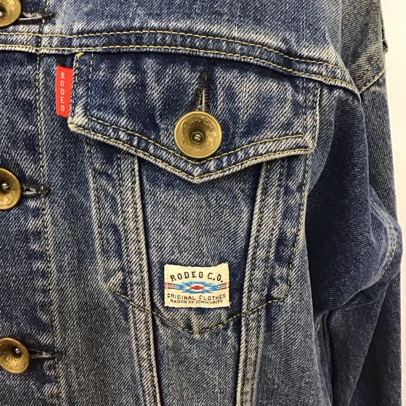 ロデオクラウンズ Rodeo Crowns ジャケット、上着 ジャケット、ブレザー 4208AR10-0500-15 ジージャン デニムジャケット ビッグシルエット S 無地 インディゴ / インディゴ / レディース USED 古着 中古 10110416