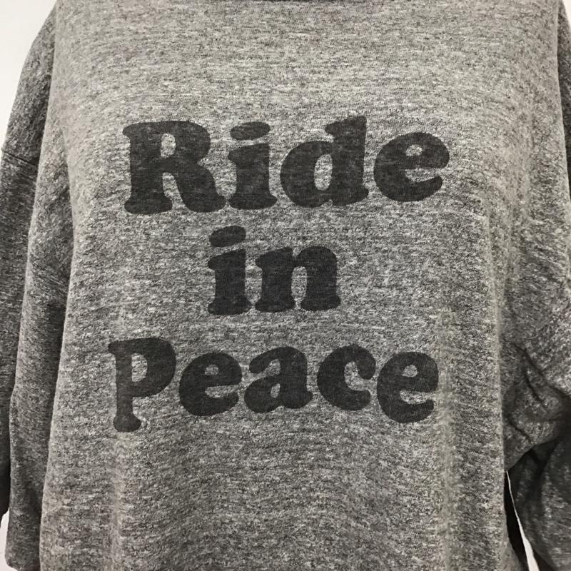 アメリカーナ AMERICANA Tシャツ 半袖 コットン ロゴ、文字 灰 / グレー / レディース USED 古着 中古 10114943