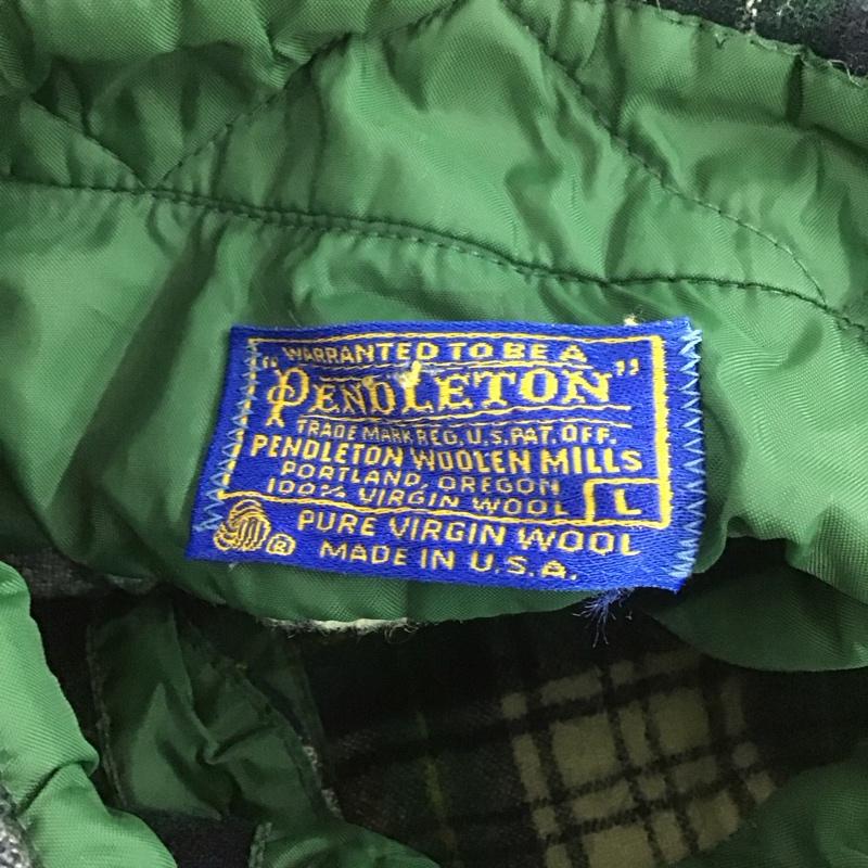 ペンドルトン PENDLETON シャツ、ブラウス 長袖 長袖シャツ カラーシャツ ポケットシャツ 長袖カットソー チェックシャツ 70s L チェック マルチカラー / マルチカラー / メンズ USED 古着 中古 10106825