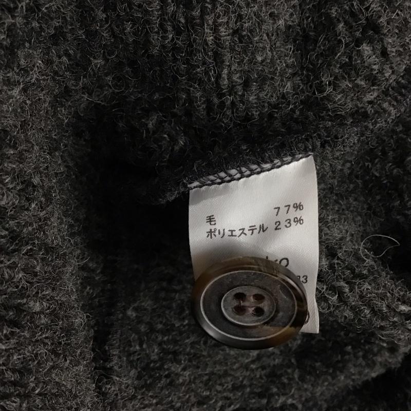 クオドロ quadro コート コート一般 長袖ニットコートジャケット アウター タートルネック 2 無地 灰 / グレー / メンズ USED 古着 中古 10142360