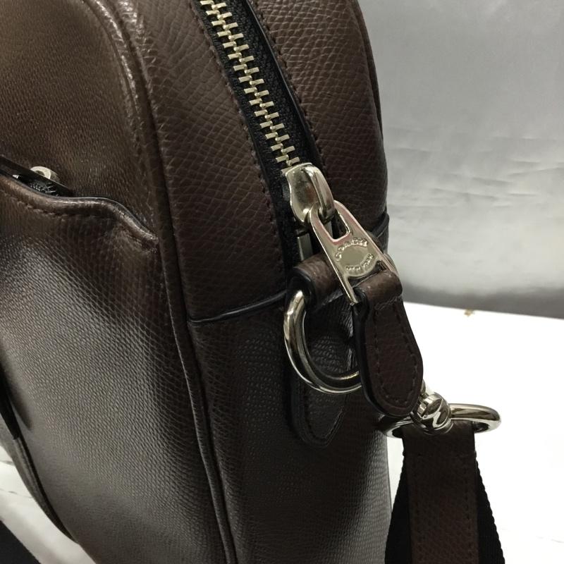 コーチ COACH ブリーフケース、書類かばん ブリーフケース、書類かばん ビジネスバッグ ショルダー 2WAY ロゴ、文字 茶 / ブラウン / メンズ USED 古着 中古 10121836