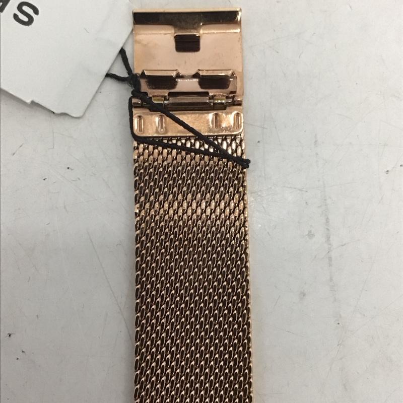 スカーゲン SKAGEN 腕時計 アナログ(クォーツ式) SKW2714 箱有 メッシュ ロゴ、文字 金 / ゴールド / レディース USED 古着 中古 10134108