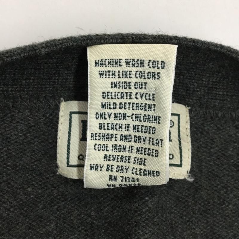 エルエルビーン L.L.Bean カーディガン 長袖 長袖ニットカーディガン リブニットカーディガン 前ボタン XL 無地 カーキ / カーキ / メンズ USED 古着 中古 10121788
