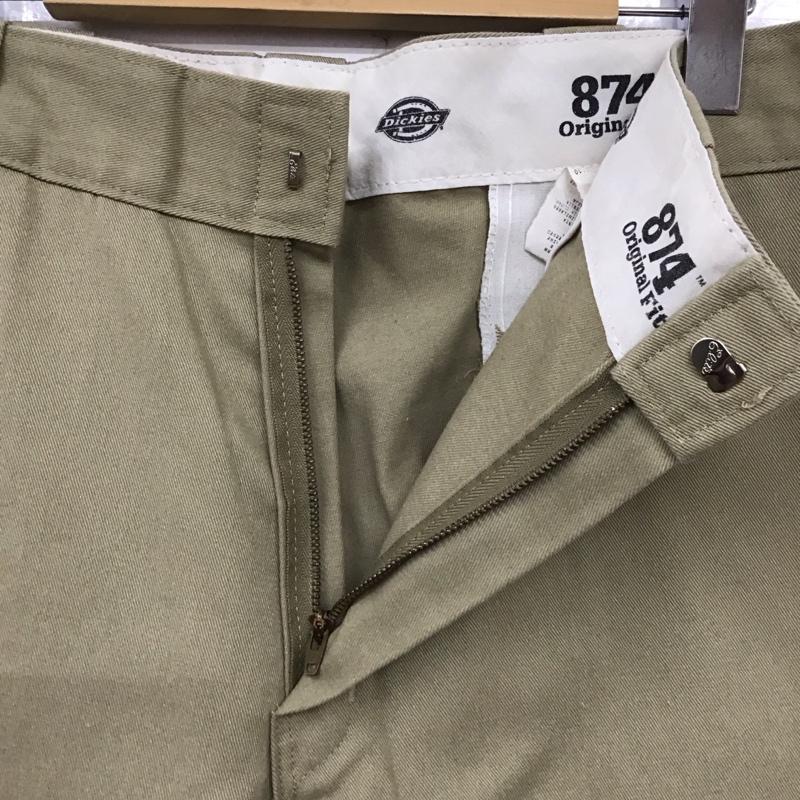 ディッキーズ Dickies パンツ ワークパンツ、ペインターパンツ 36 無地 ベージュ / ベージュ /  メンズ USED 古着 中古 10122143