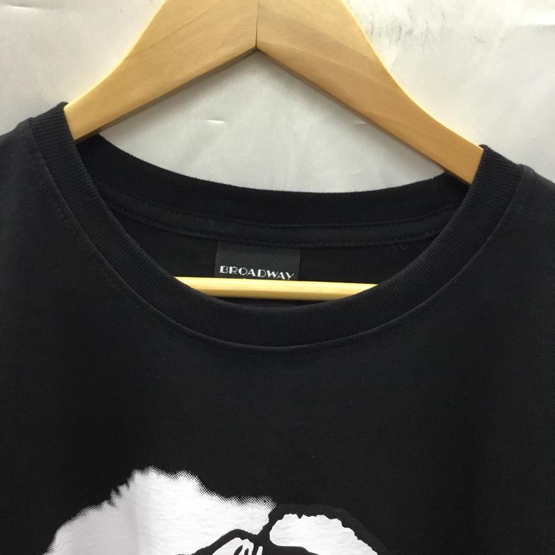 古着 USED Tシャツ 半袖 半袖カットソー プリントTシャツ クルーネックカットソー L プリント 黒 / ブラック / メンズ USED 古着 中古 10108355