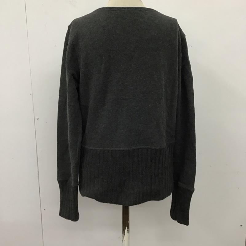 ラルフローレン RALPHLAUREN トレーナー 長袖 KK-RL-KA-2011 裏起毛 リブ切替 L ロゴ、文字 灰 / グレー / レディース USED 古着 中古 10123197