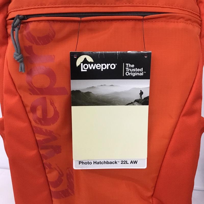 ロープロ Lowepro リュックサック、デイパック リュックサック、デイバッグ Photo Hatchback 22L カメラバッグ カメラリュック ロゴ、文字 橙 / オレンジ / メンズ USED 古着 中古 10128610