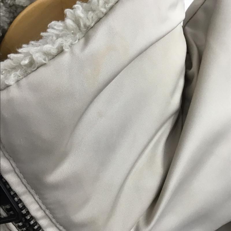 ザラ ZARA ジャケット、上着 ジャンパー、ブルゾン 4341 925 806 ボアジャケット リバーシブル クロップド丈 S 無地 ベージュ / ベージュ / レディース USED 古着 中古 10133562