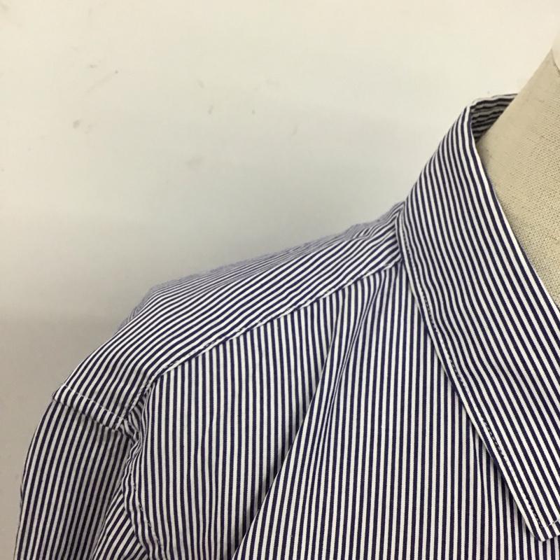 イネド INED シャツ、ブラウス 長袖 長袖シャツ カラーシャツ ポケットシャツ 長袖カットソー ストライプシャツ ストライプ マルチカラー / マルチカラー / レディース USED 古着 中古 10119443