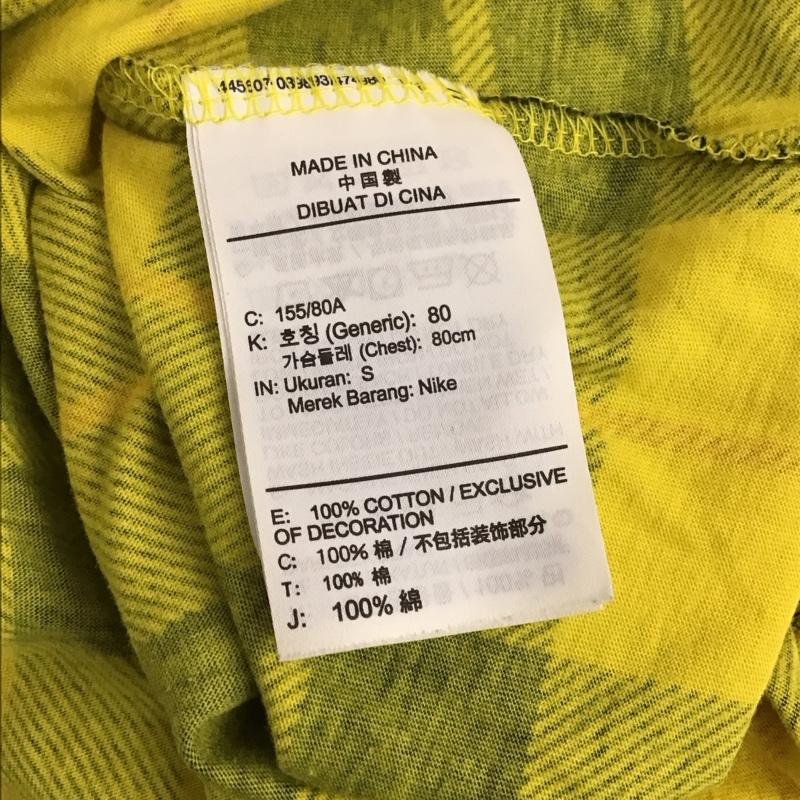 ナイキ NIKE Tシャツ 半袖 CJ7667-703 プリンテッド Tシャツ S チェック X ロゴ、文字 マルチカラー / マルチカラー / レディース USED 古着 中古 10130389
