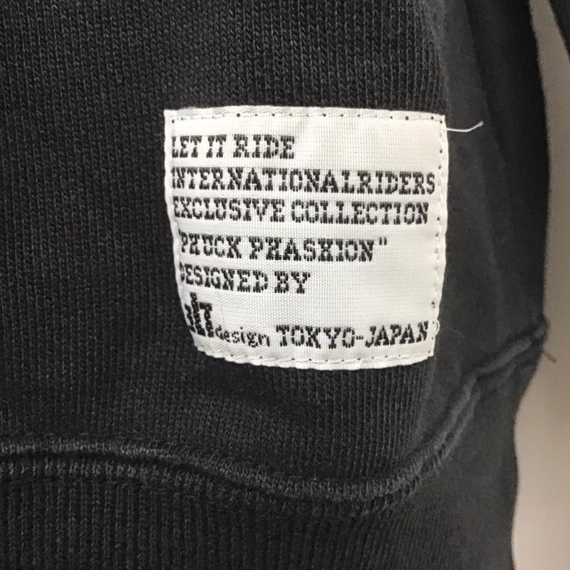 チャンピオン Champion トレーナー 長袖 C8-P020 スウェット L ロゴ、文字 黒 / ブラック / メンズ USED 古着 中古 10107824
