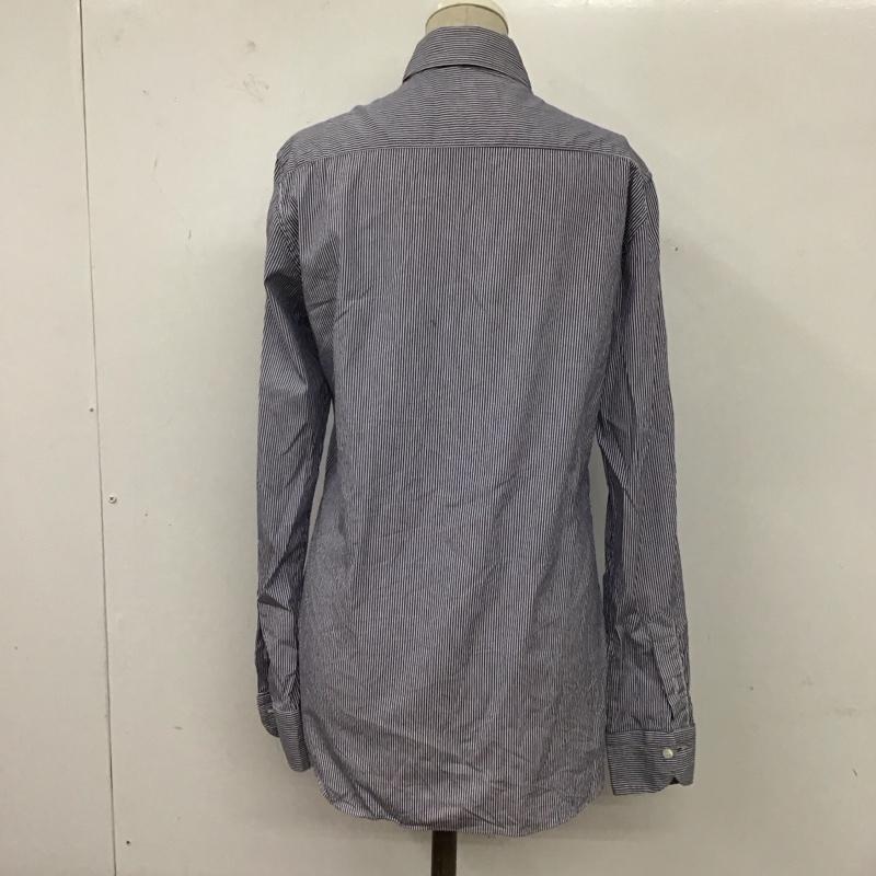 イネド INED シャツ、ブラウス 長袖 長袖シャツ カラーシャツ ポケットシャツ 長袖カットソー ストライプシャツ ストライプ マルチカラー / マルチカラー / レディース USED 古着 中古 10119443