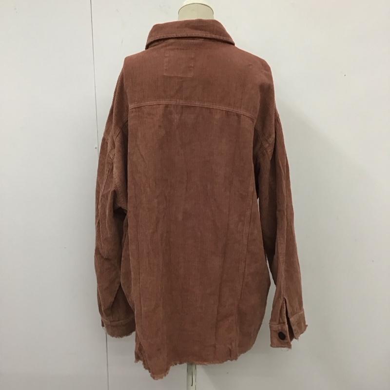 ザラ ZARA ジャケット、上着 ジャケット、ブレザー 8498 898 645 コーデュロイジャケット フリンジ L 無地 桃 / ピンク / レディース USED 古着 中古 10119599