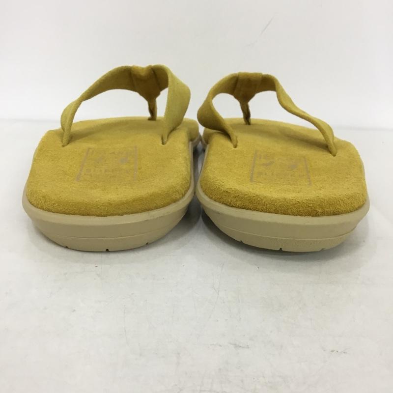 アイランドスリッパ ISLAND SLIPPER サンダル サンダル トングサンダル スエード 11 ロゴ、文字 黄 / イエロー / メンズ USED 古着 中古 10134538